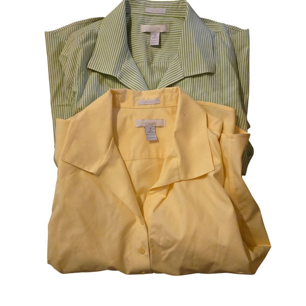 WARDROBE.NYC Yellow and Green Button Down Shirts